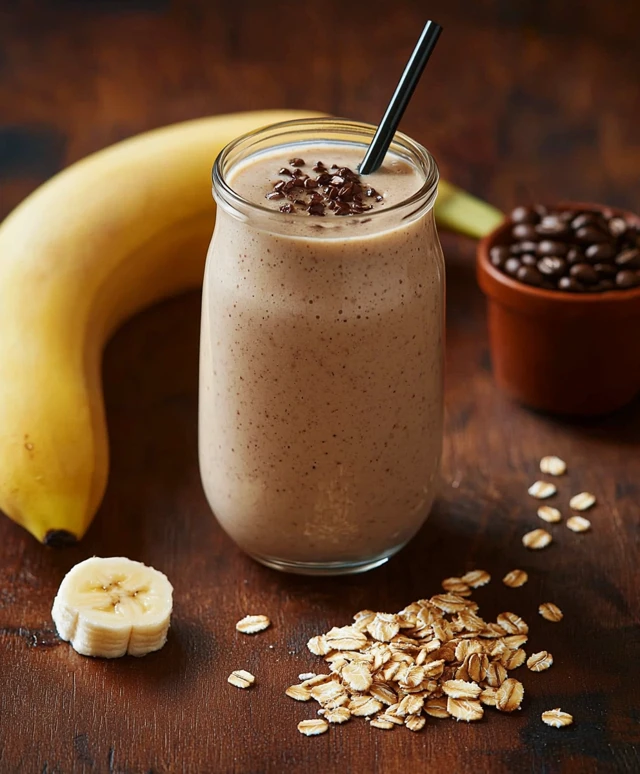 Coffee Banana Oatmeal Smoothie