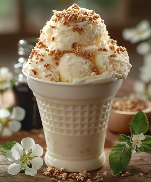 Corn Ice Cream Dessert