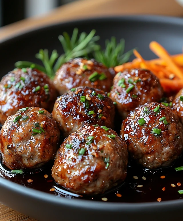 Teriyaki Meatballs