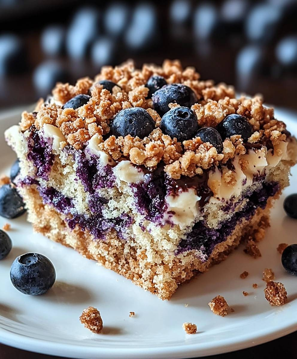 Blueberry Streusel Coffee Cake