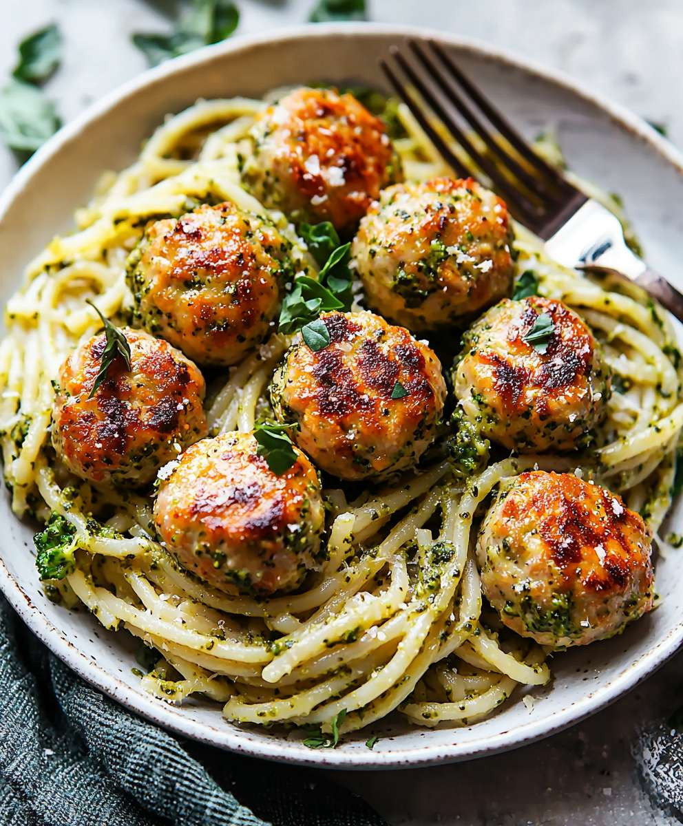 Baked Chicken Meatballs