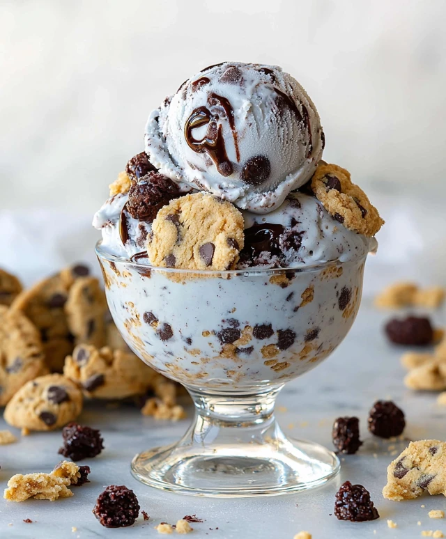 Vegan Cookie Monster Ice Cream
