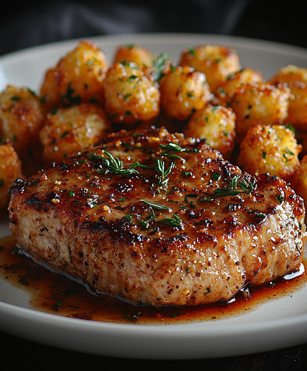 Lemon Garlic Pork Chops