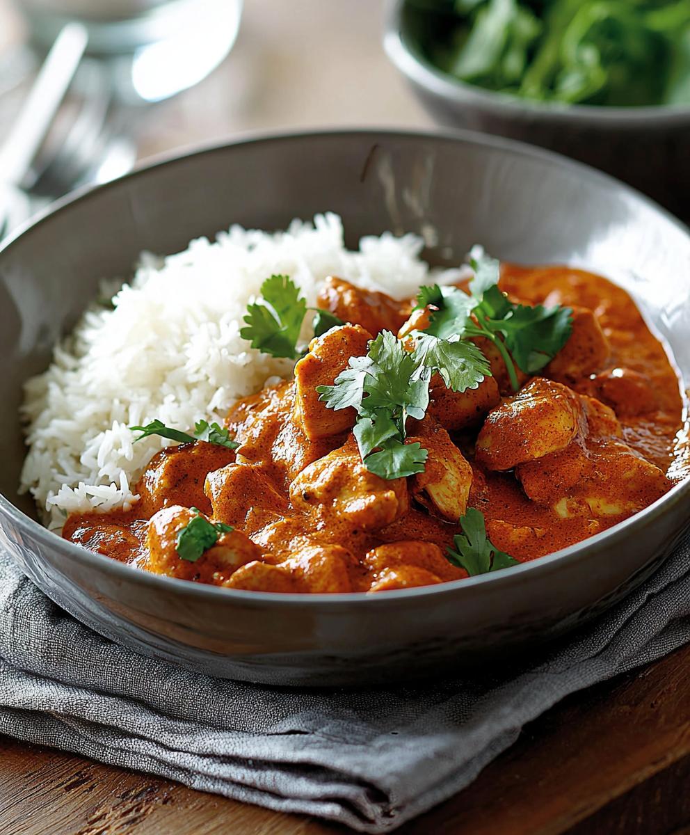 Butter chicken dish