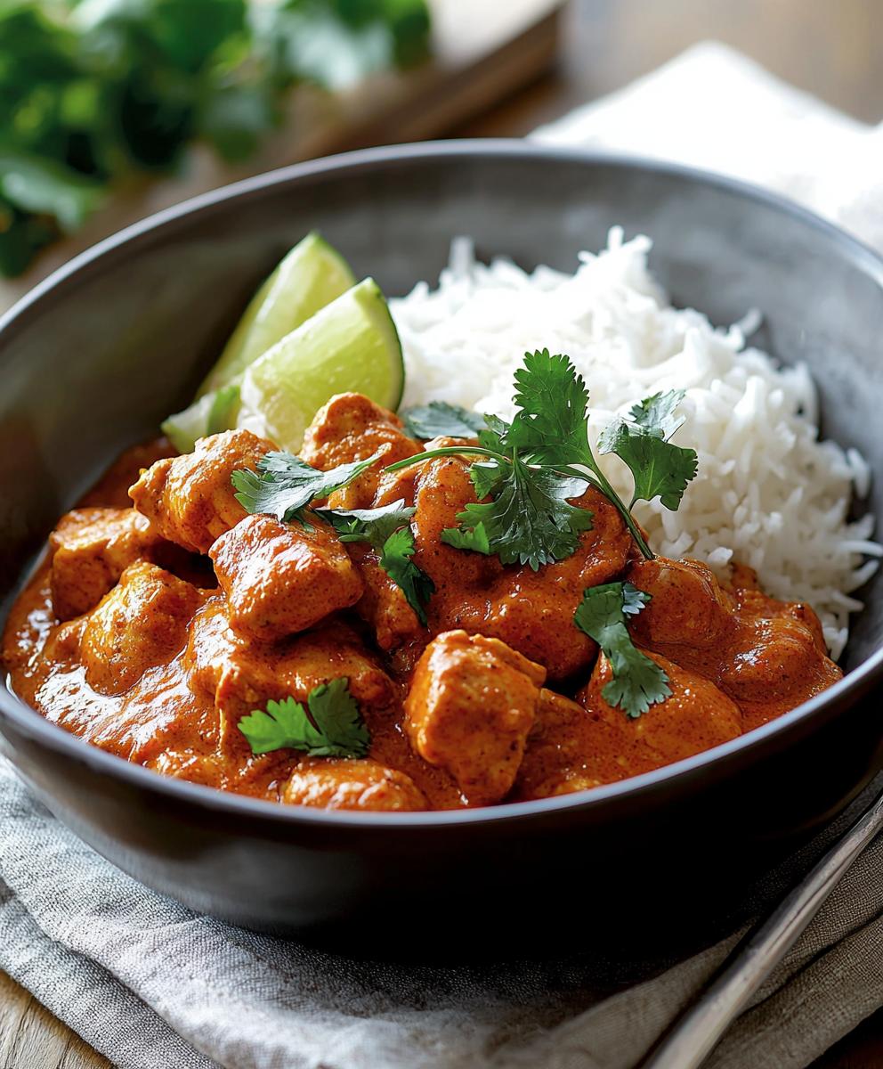 Butter chicken dish