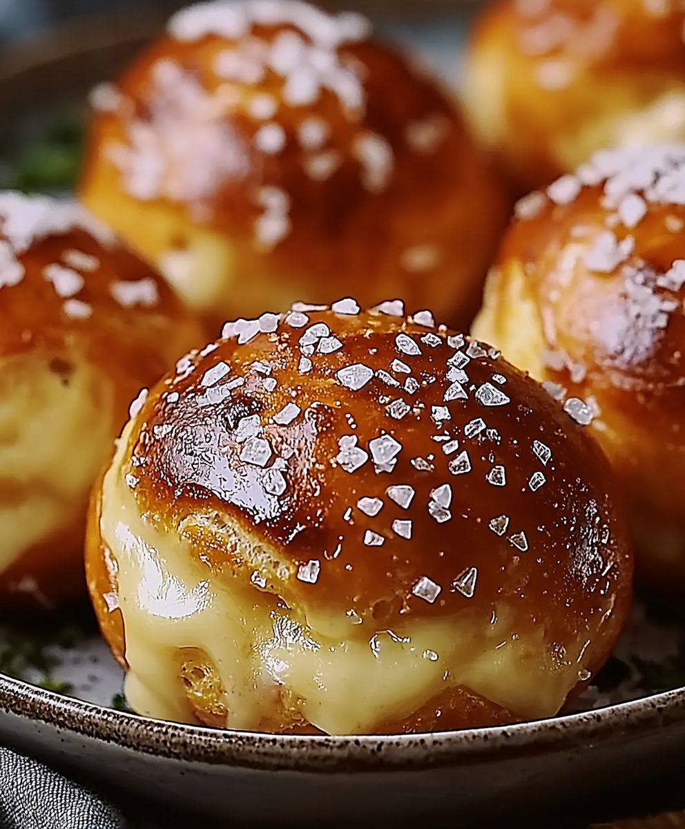 Cheesy Pretzel Bites