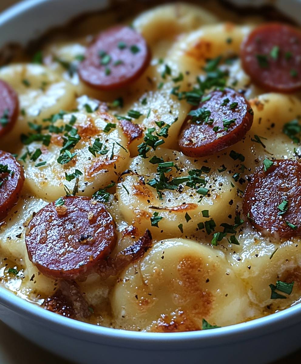 Pierogi Casserole Kielbasa