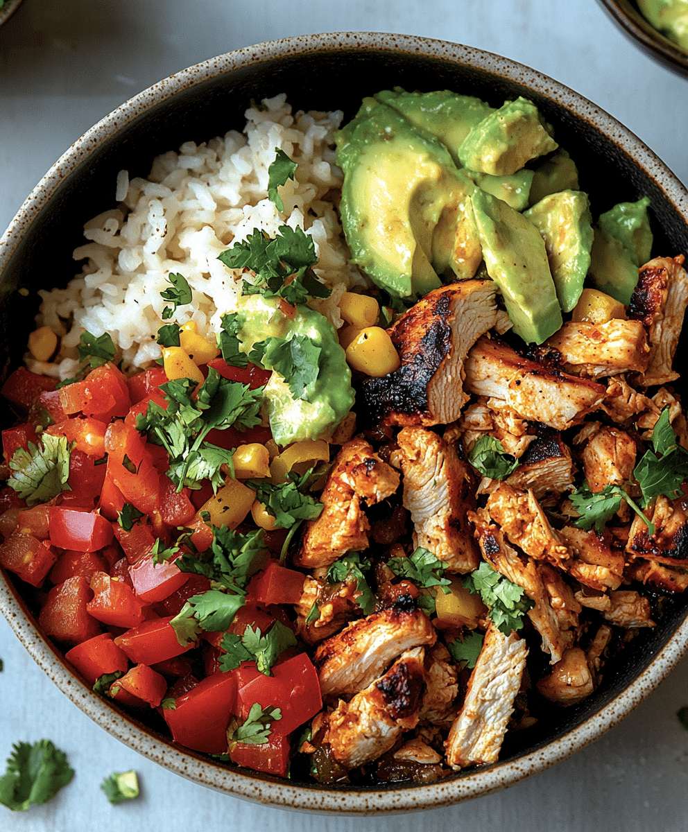 Chicken Fajita Burrito Bowl