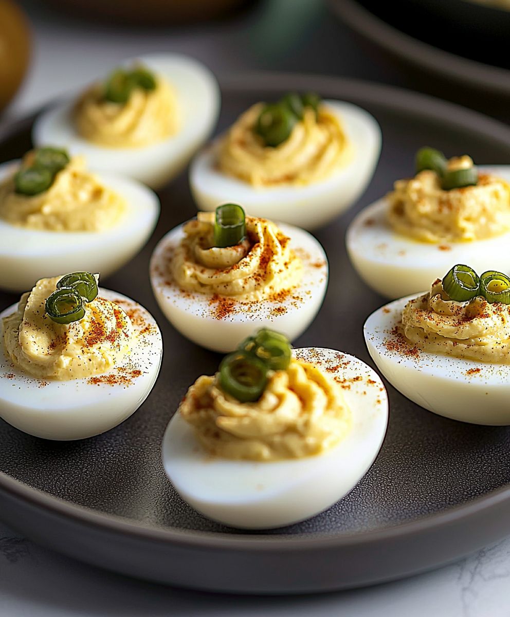 Paula Deen deviled eggs