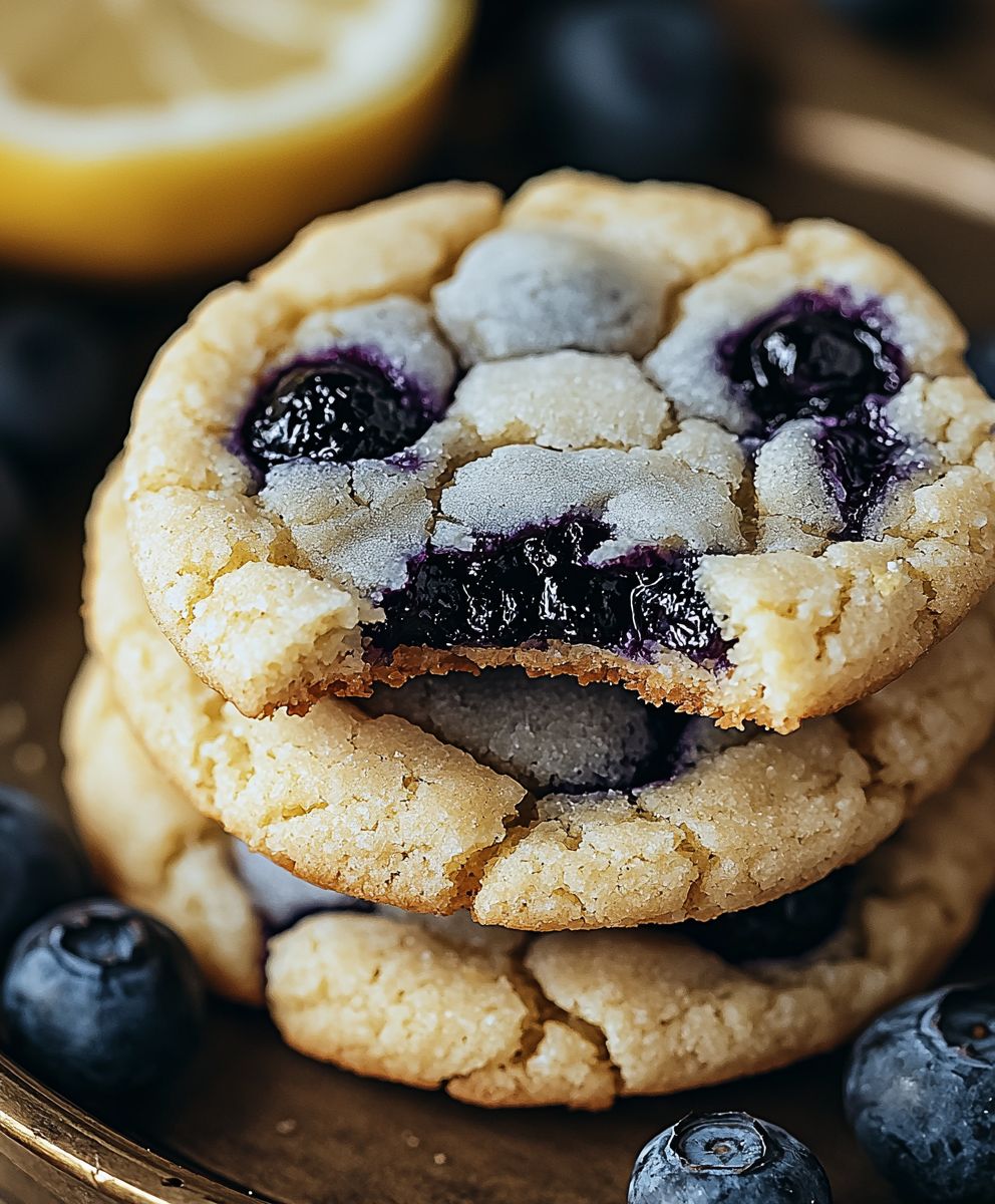 Lemon Blueberry Cookies