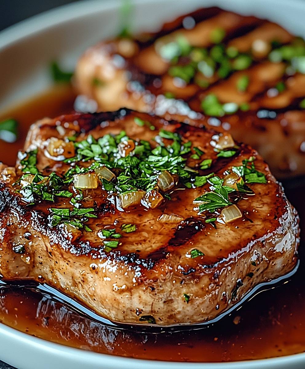 Honey Garlic Pork Chops