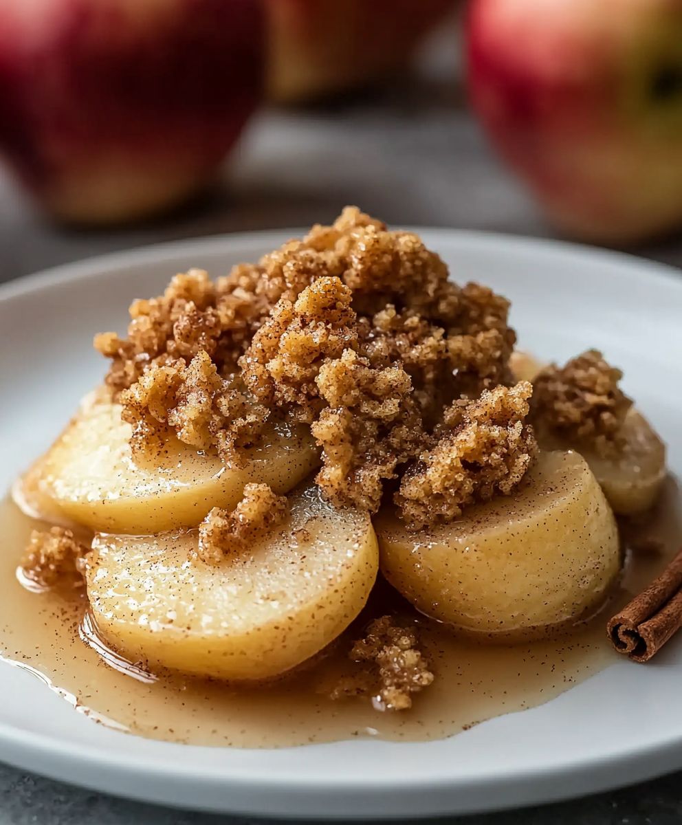 Crispy cinnamon apples