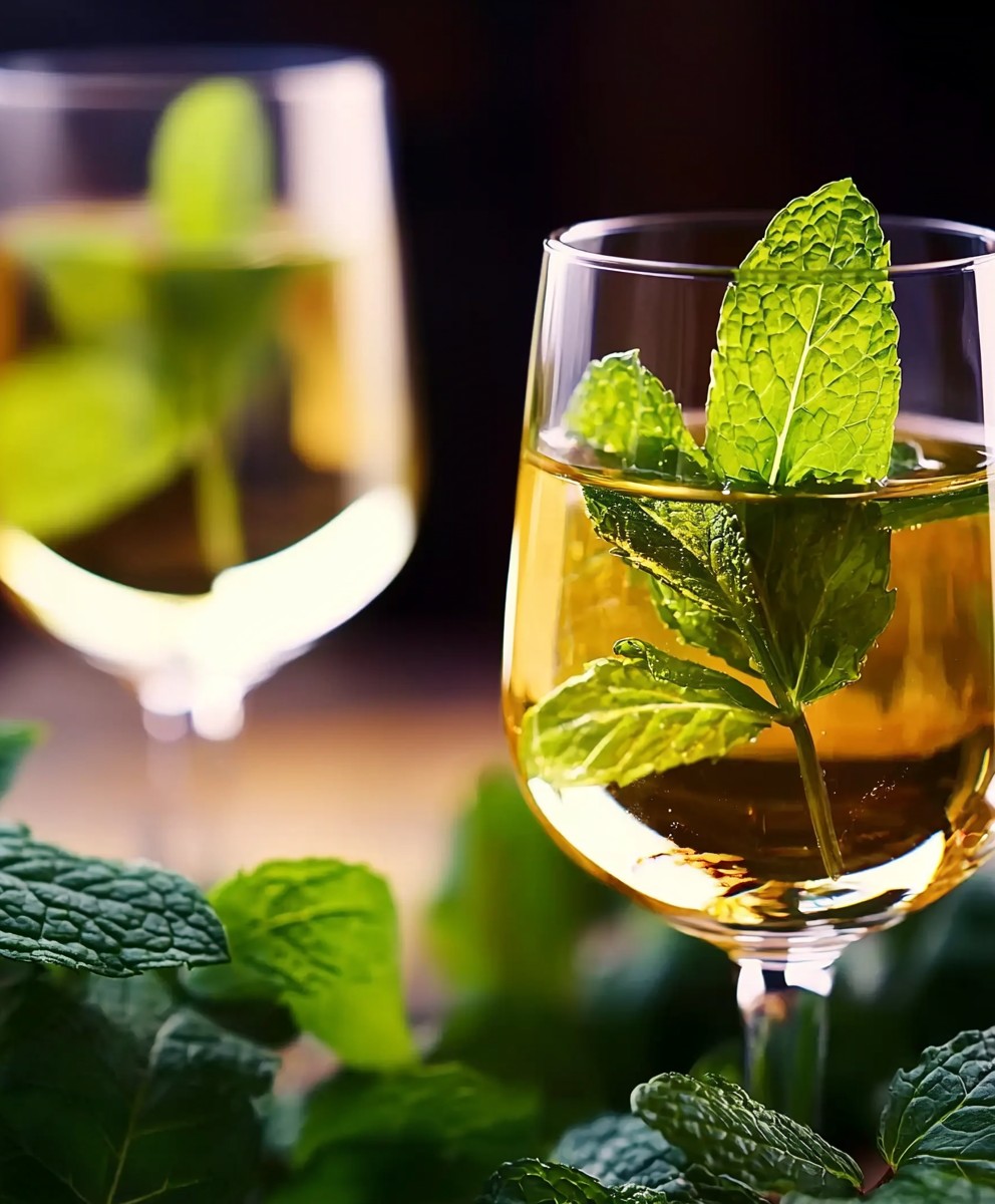 Mint wine