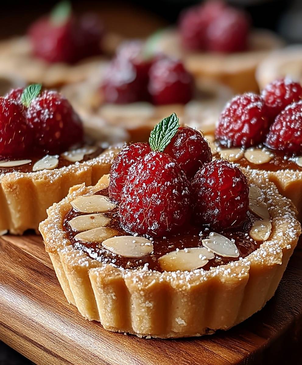 Raspberry Frangipane Tartlets
