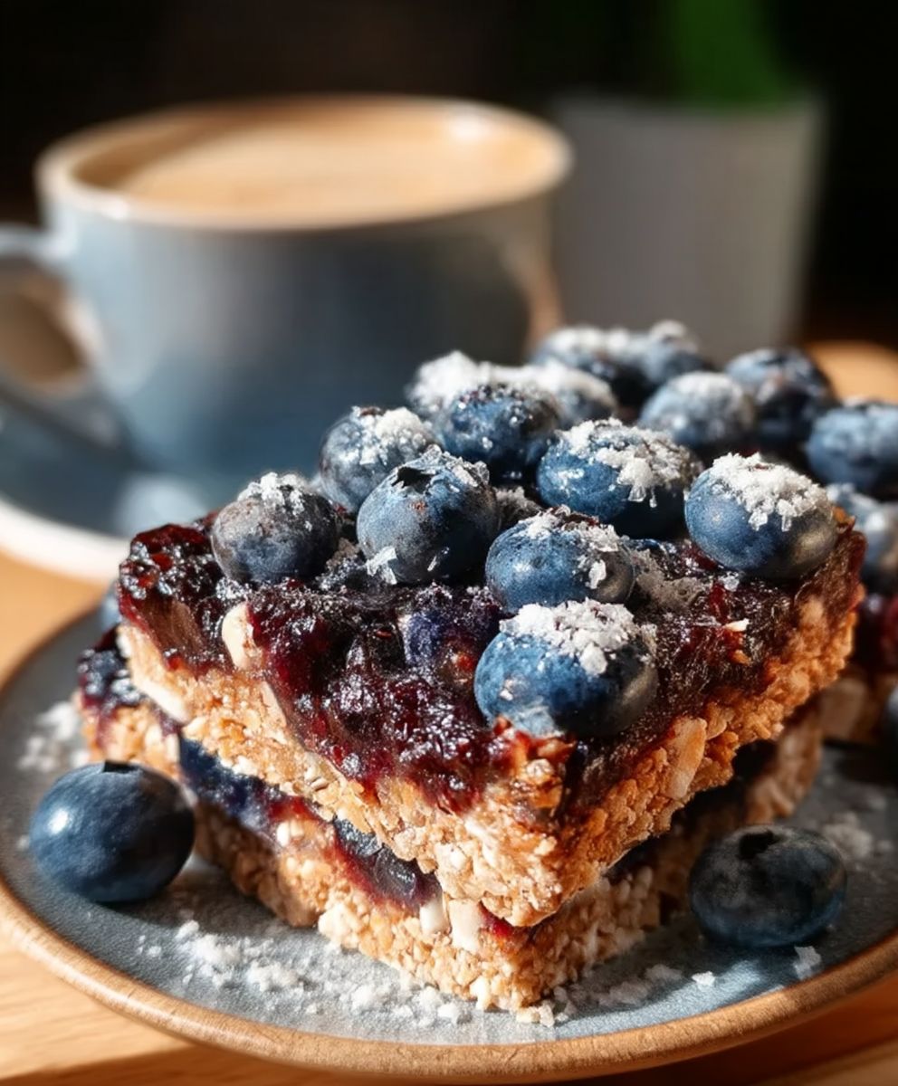 Blueberry breakfast bars