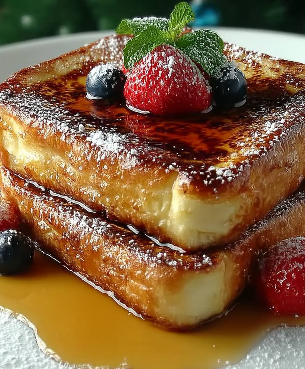Creme brulee french toast