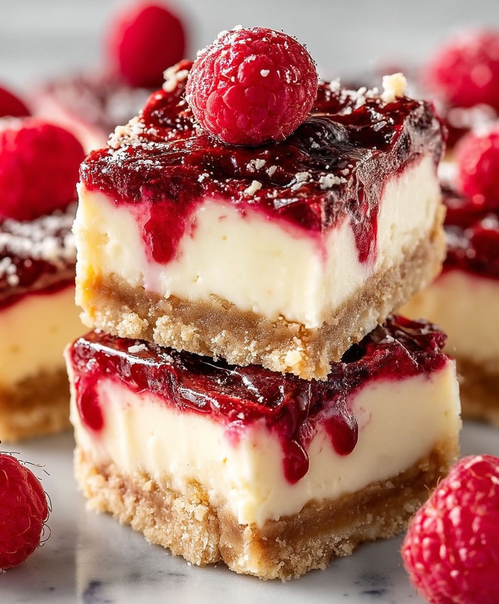 Raspberry Cheesecake Bars