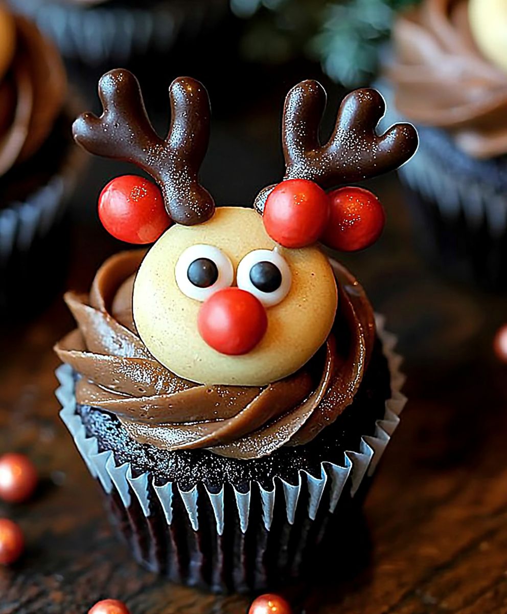 Rudolph Reindeer Cupcakes