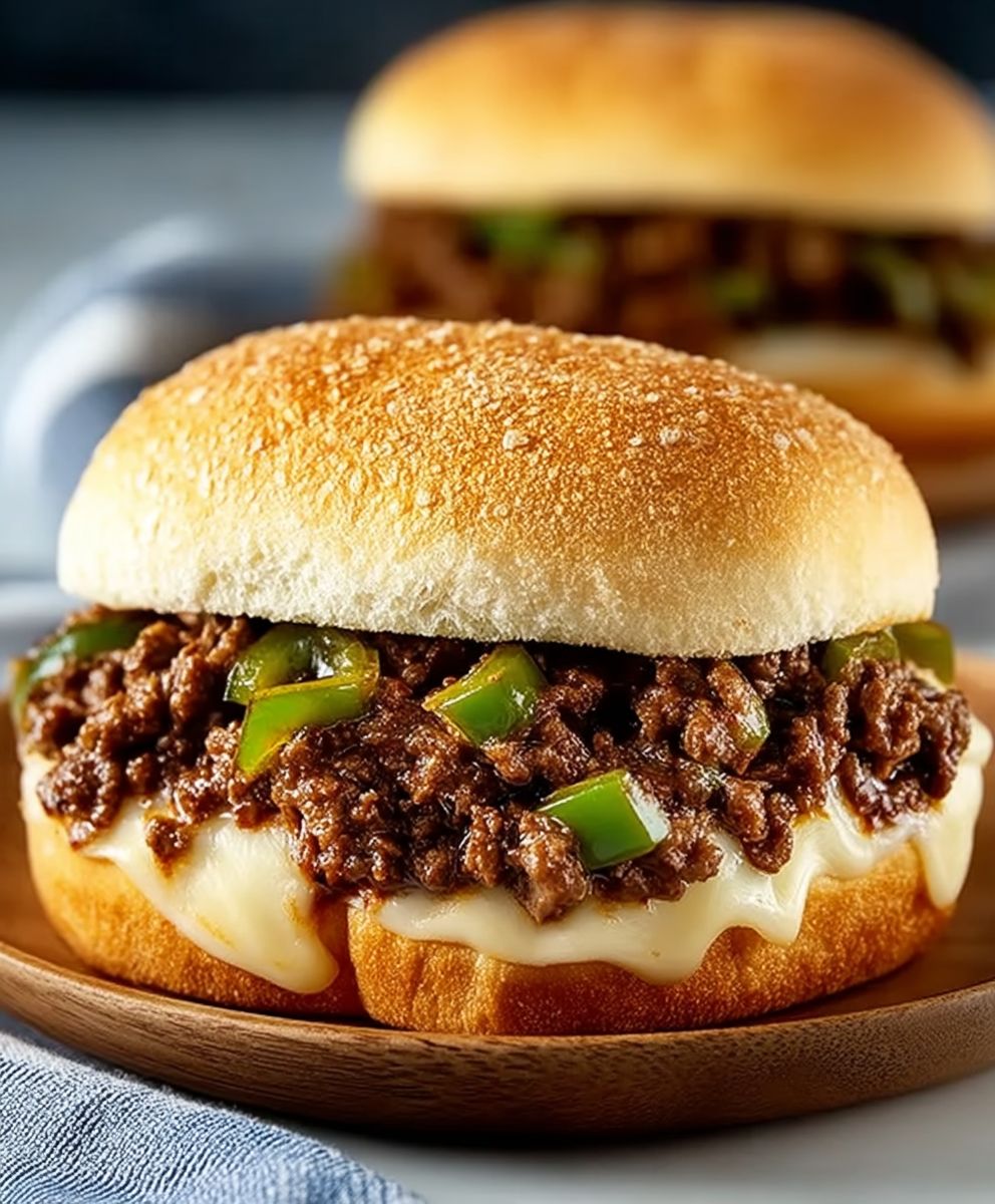 Philly Cheese Steak Sloppy Joes