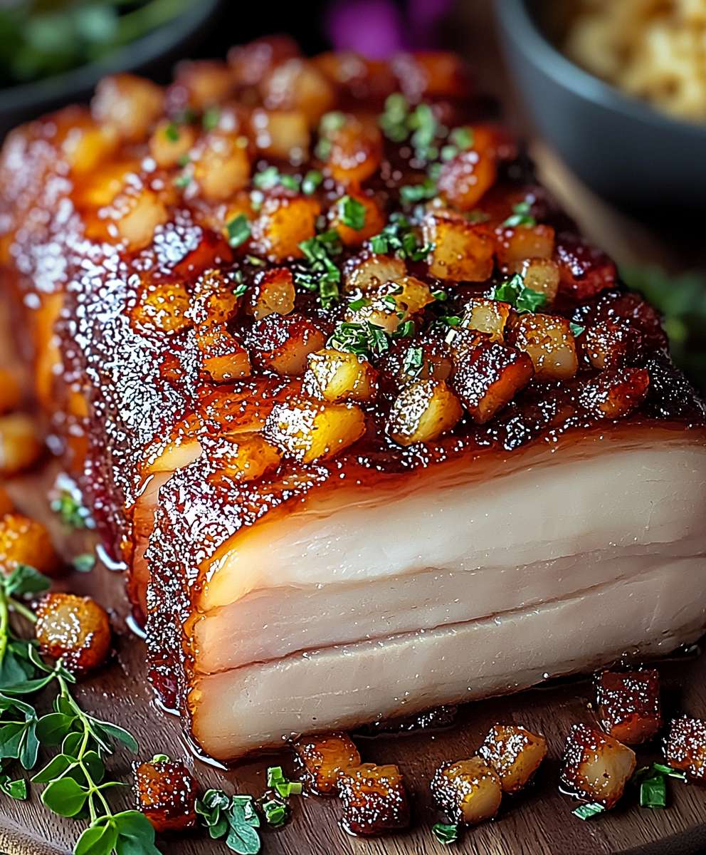 Crispy Slow Roasted Pork Belly