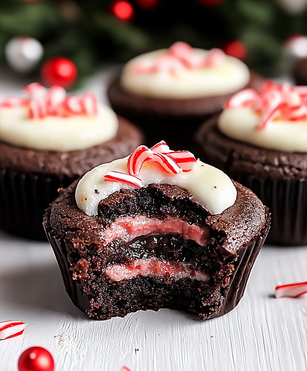 Chocolate Peppermint Cookie Cups