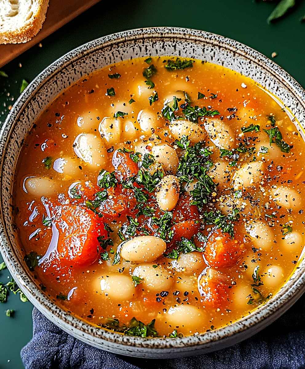 Tomato white bean soup