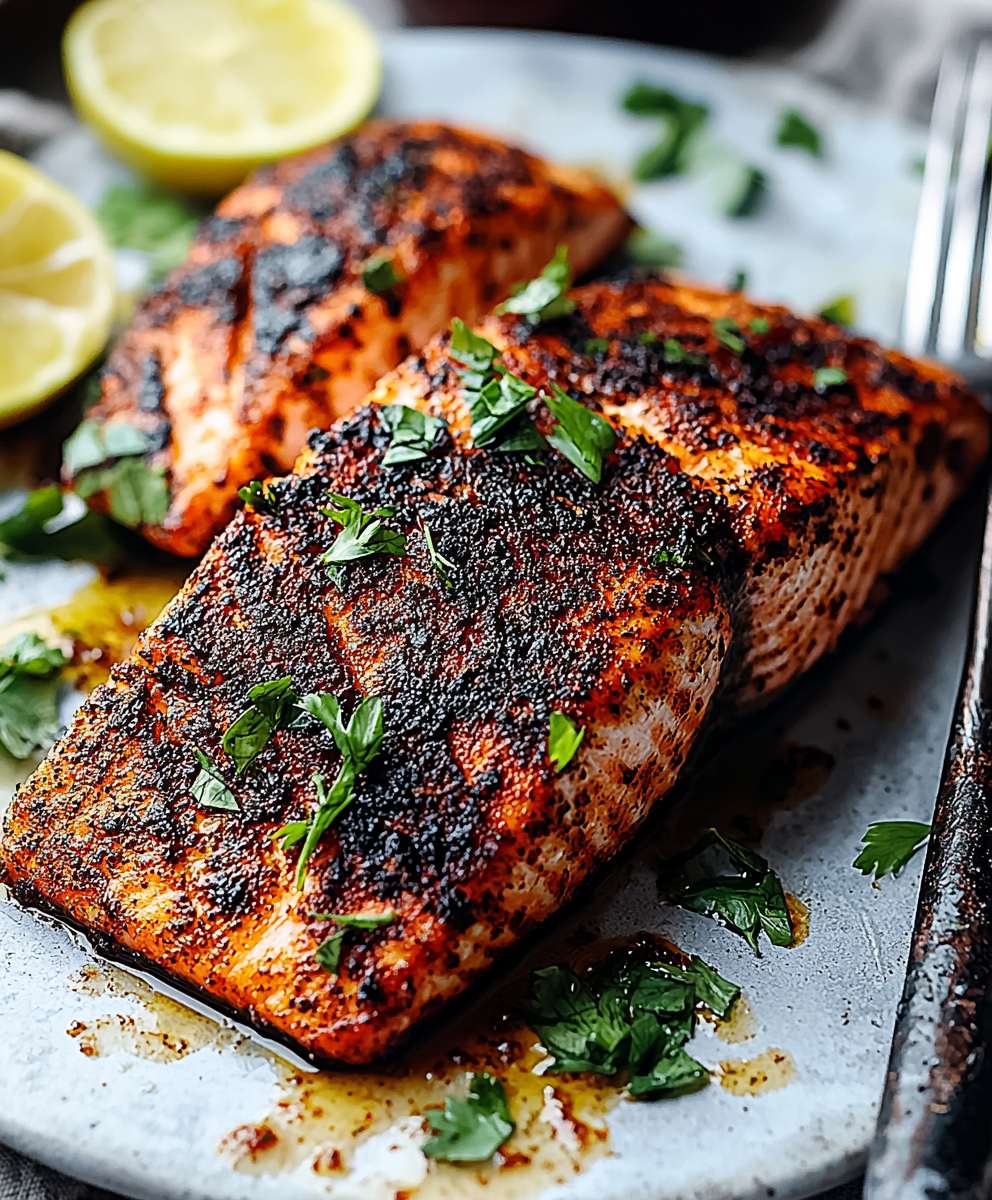 Sumac Blackened Salmon