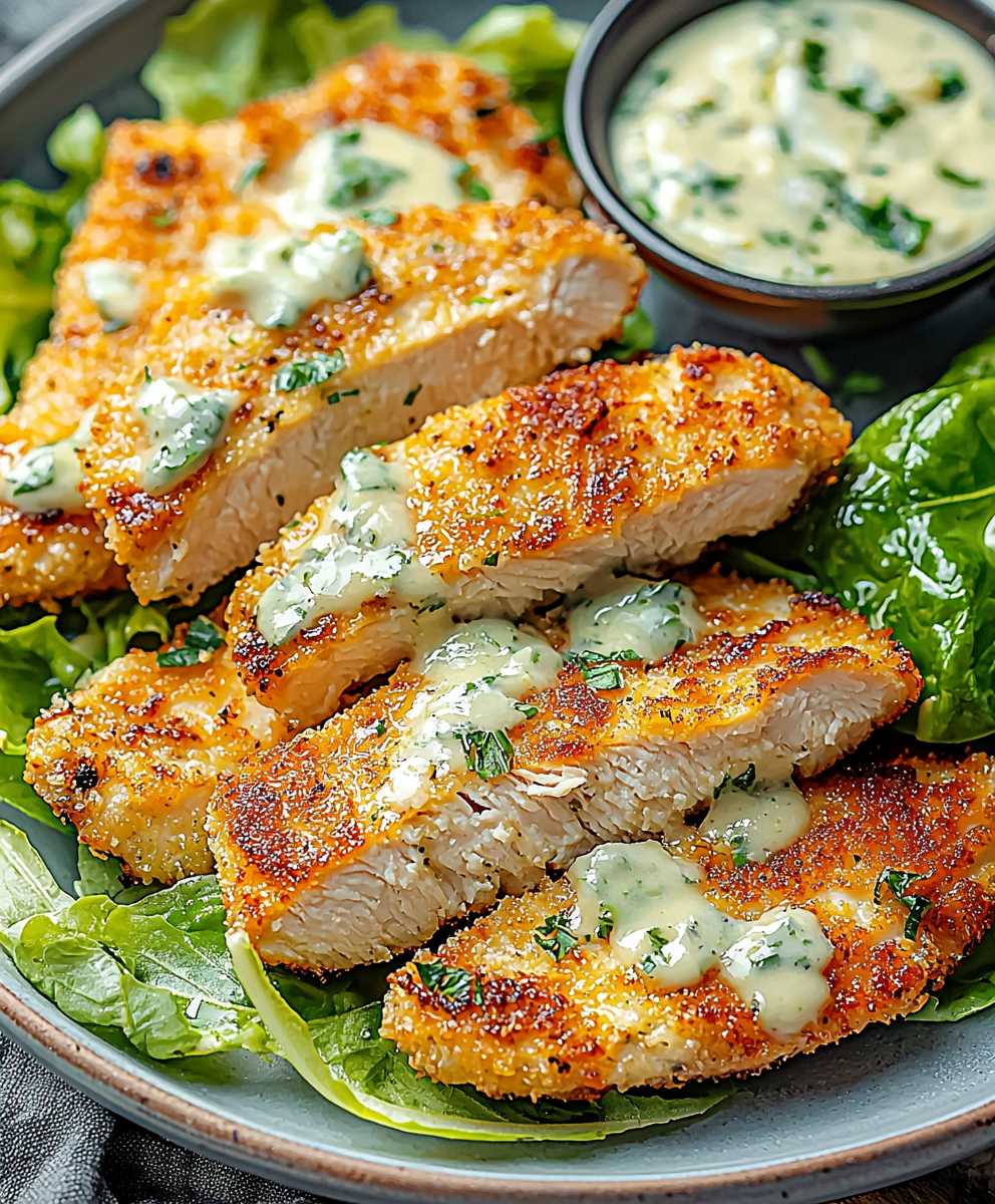 Chicken Caesar Cutlets