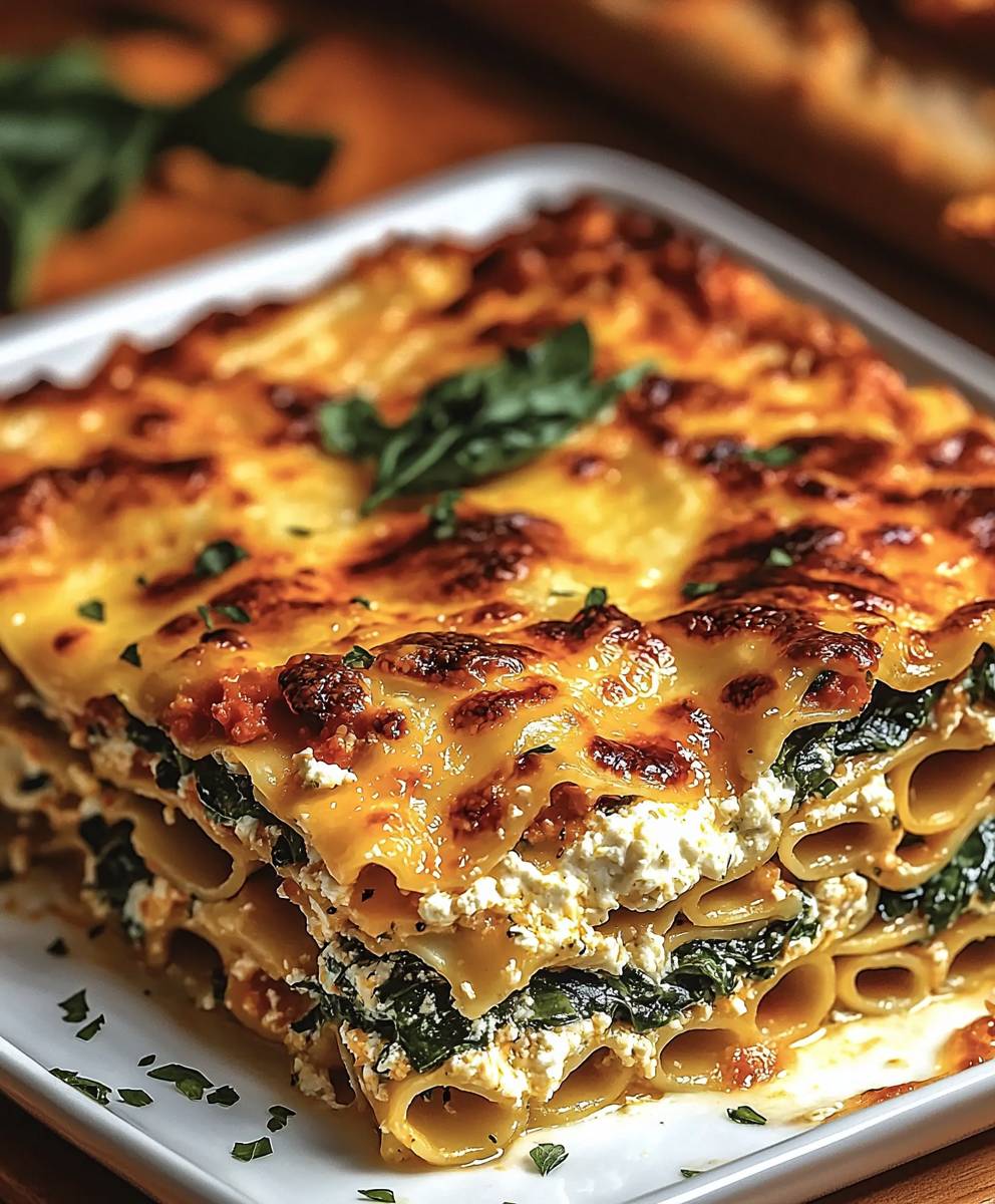 Spinach Lasagna with Ricotta
