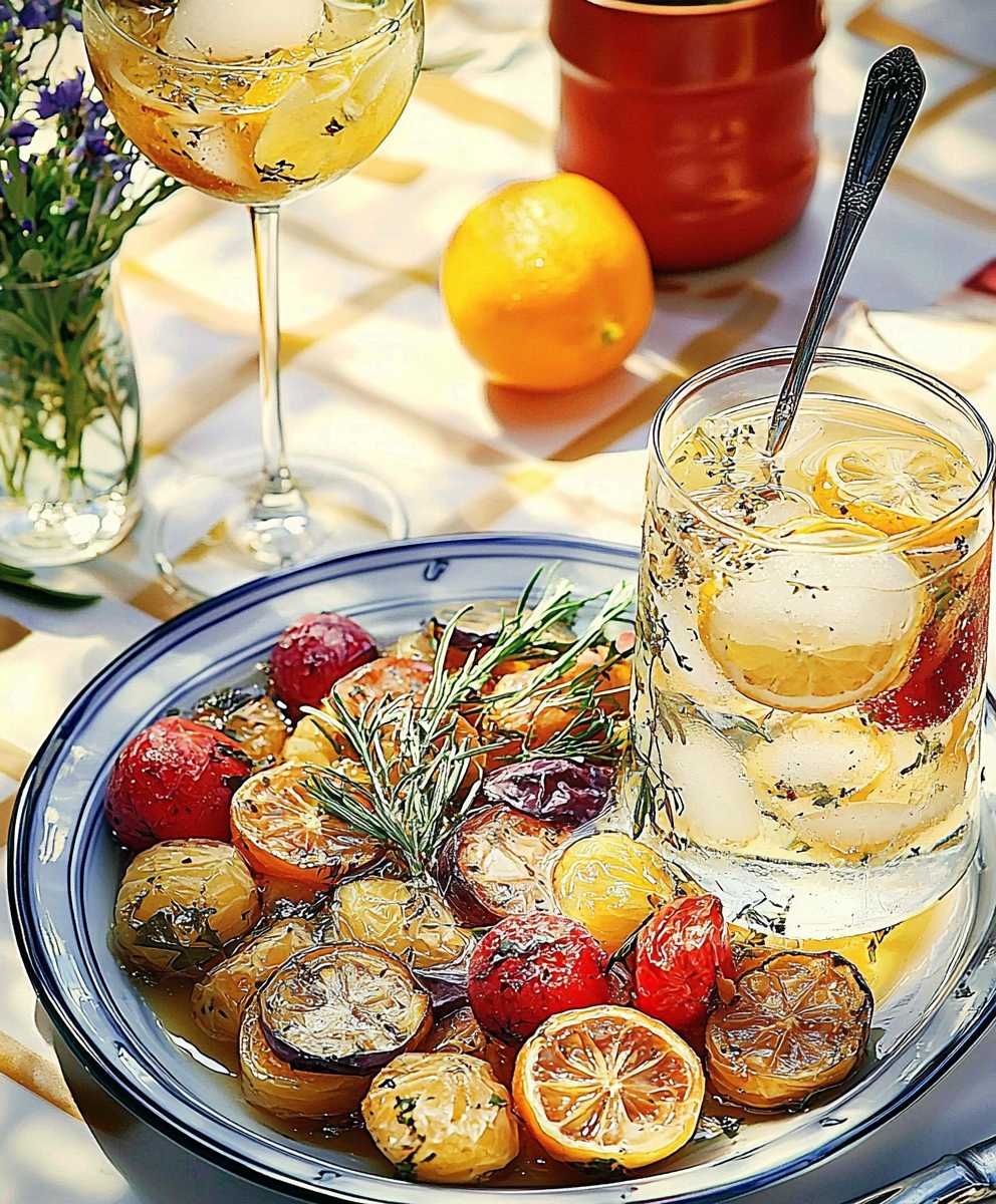 Provencal infused water