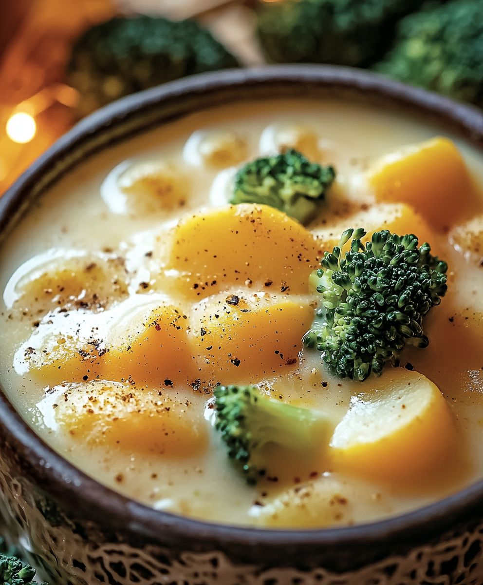 Potato Broccoli Cheddar Soup