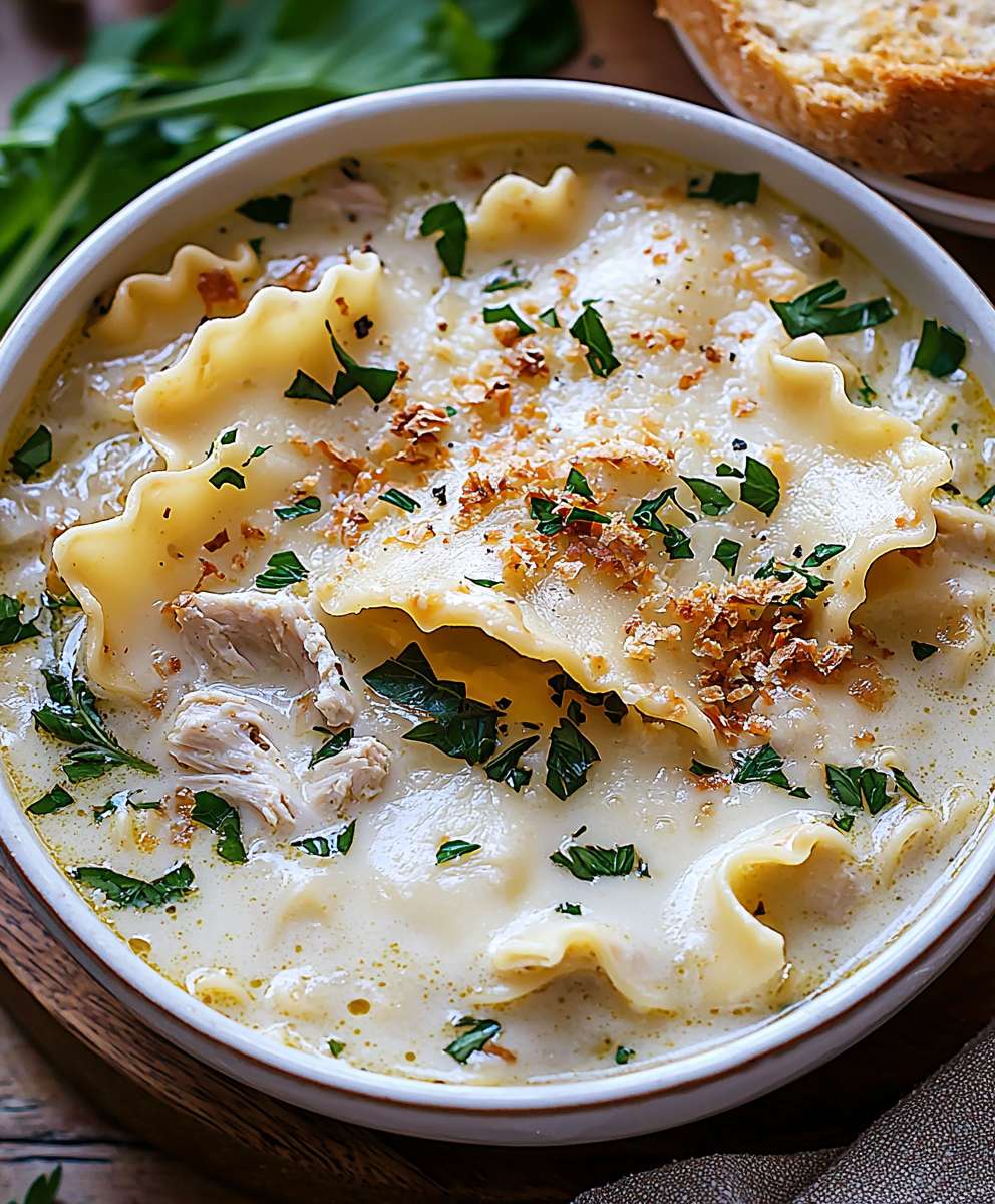 White Lasagna Soup