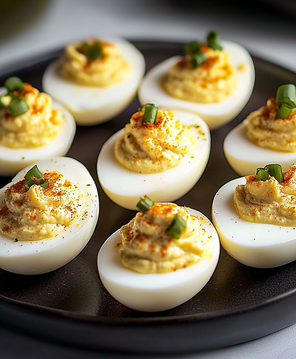 Paula Deen deviled eggs