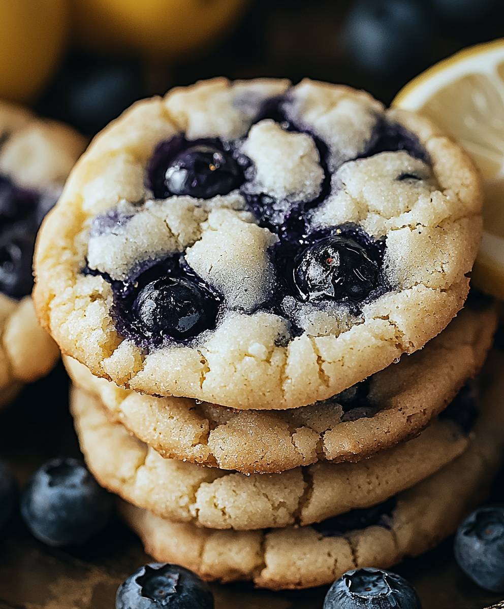 Lemon Blueberry Cookies