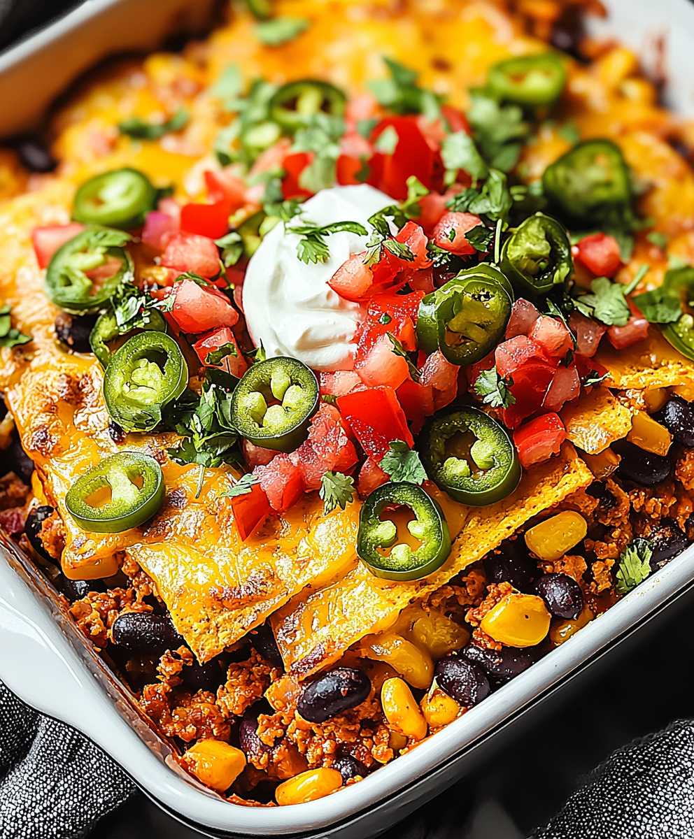 Walking Taco Casserole