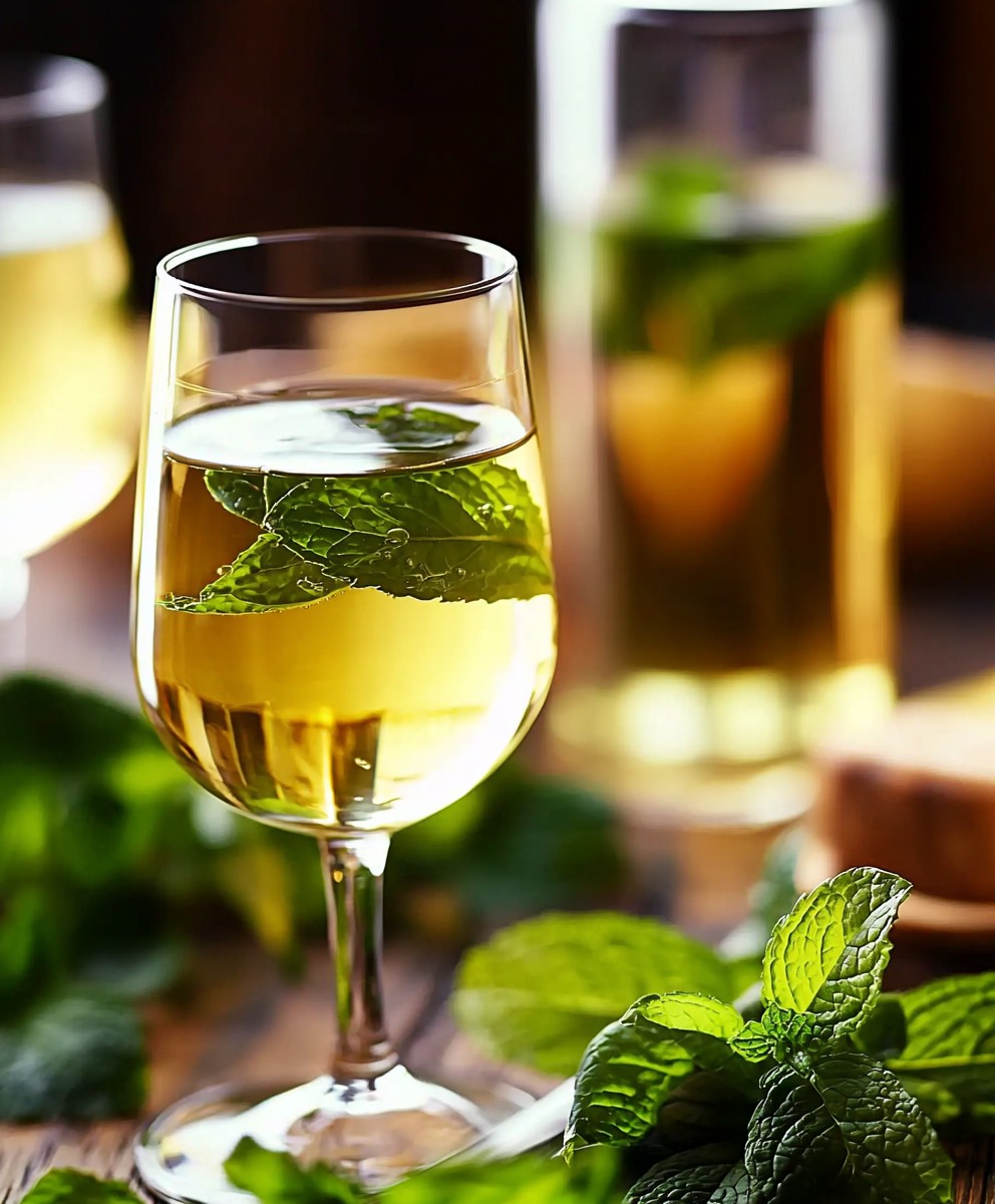 Mint wine