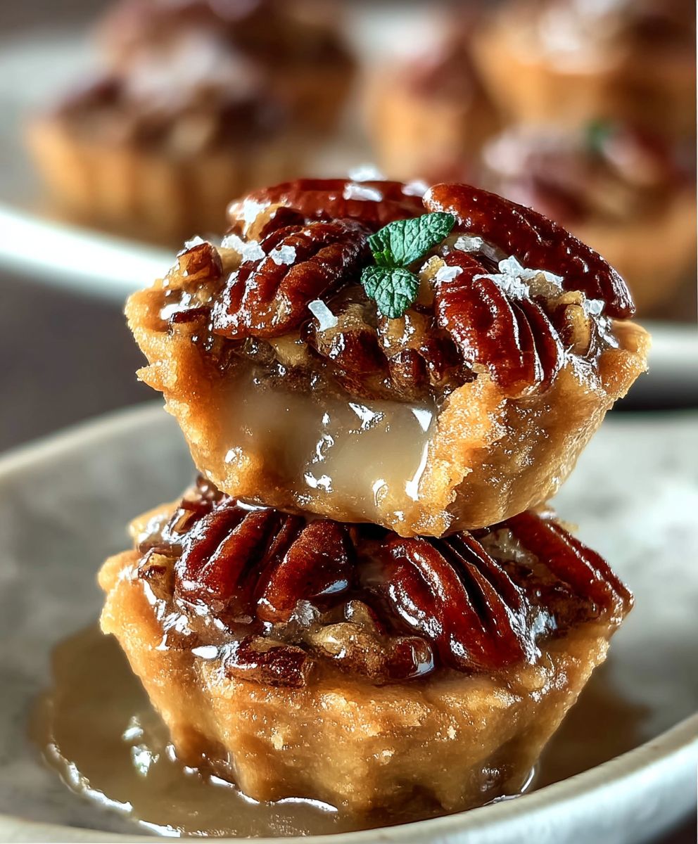 Pecan cake bites