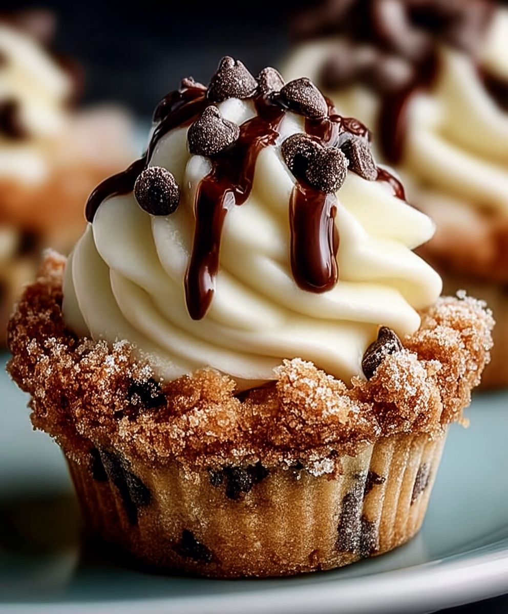 Cannoli cookie cups