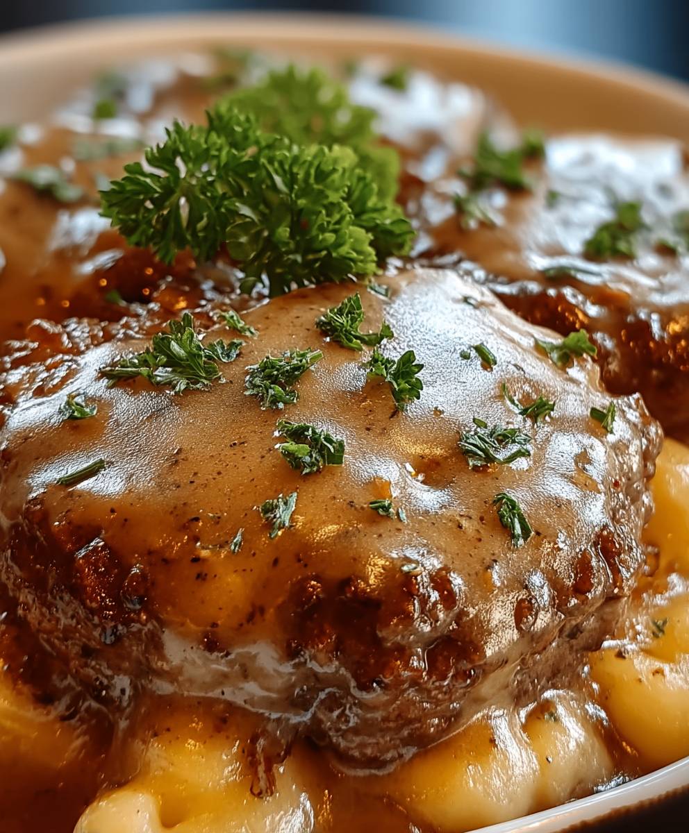 Amish hamburger steak casserole