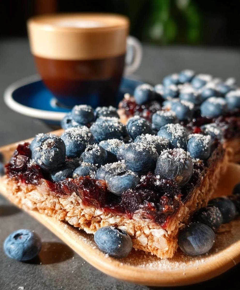 Blueberry breakfast bars