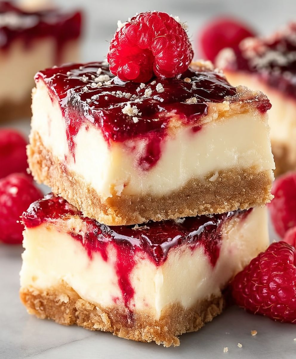 Raspberry Cheesecake Bars