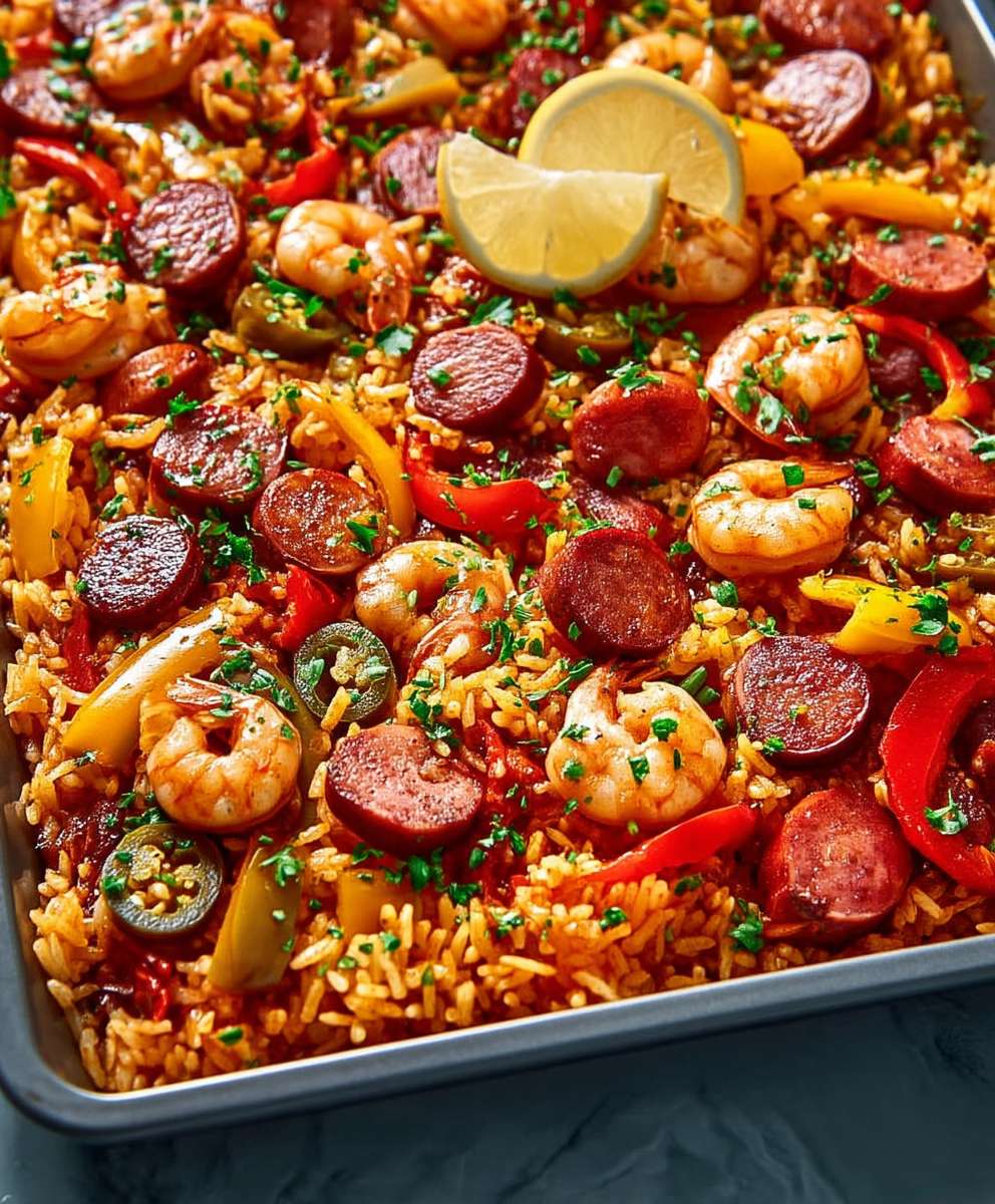 Sheet Pan Jambalaya