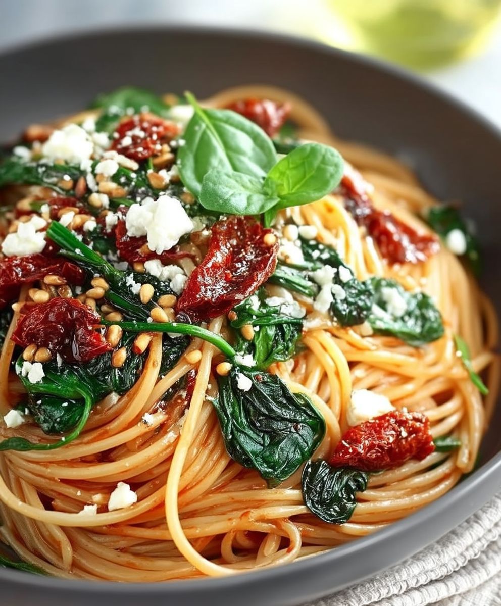 Sun Dried Tomato Spaghetti
