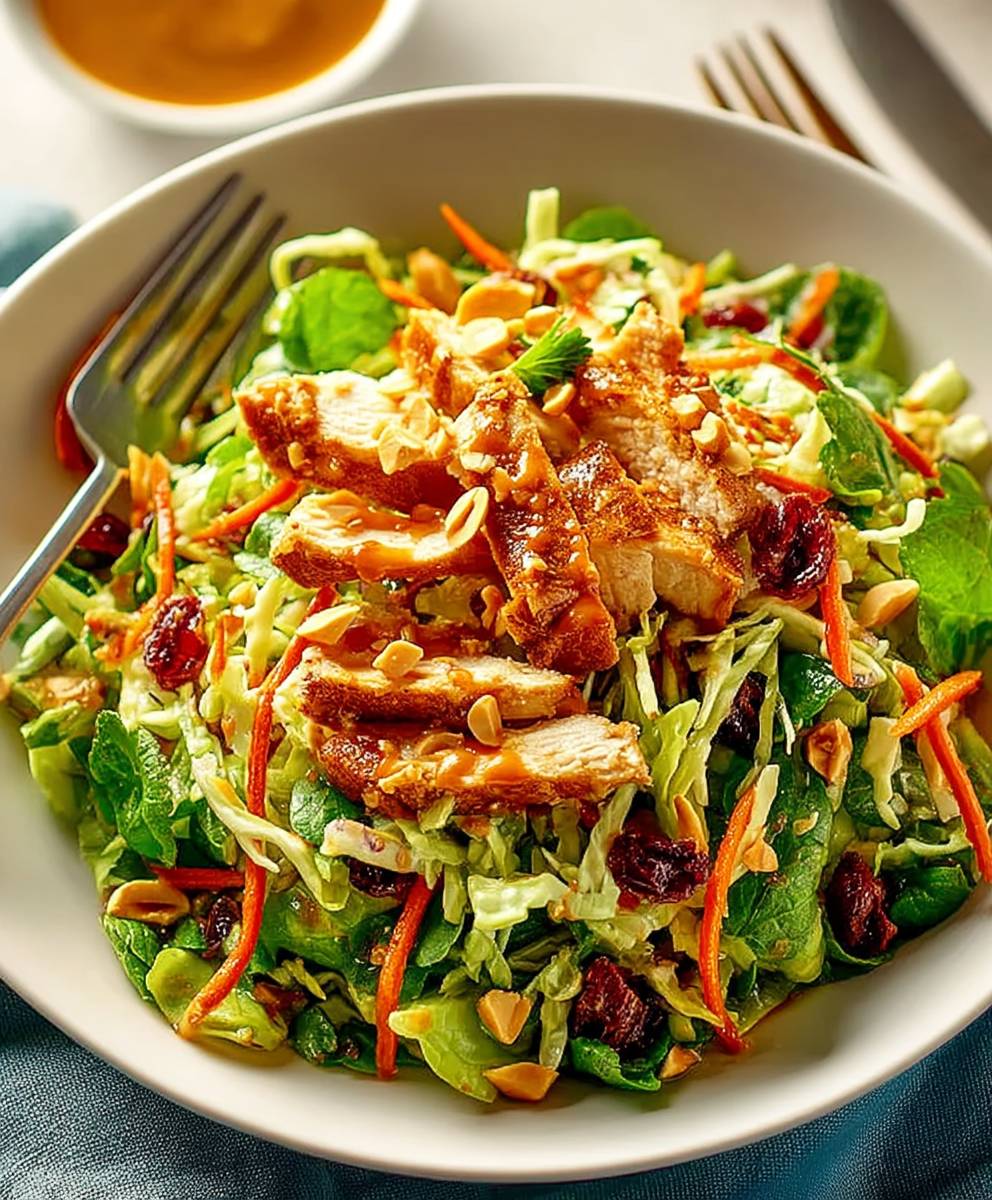 Thai Peanut Chicken Slaw