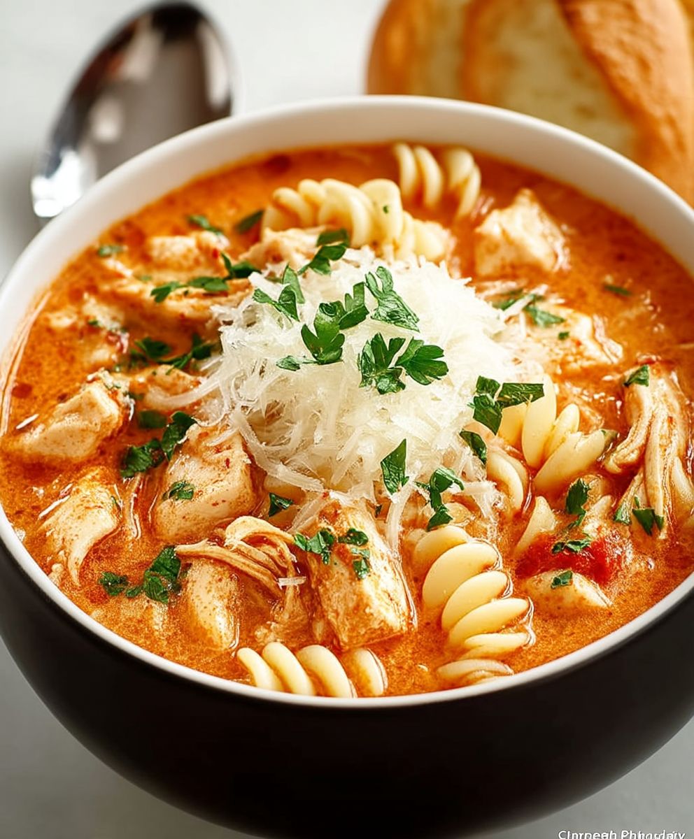 Chicken Parmesan Soup