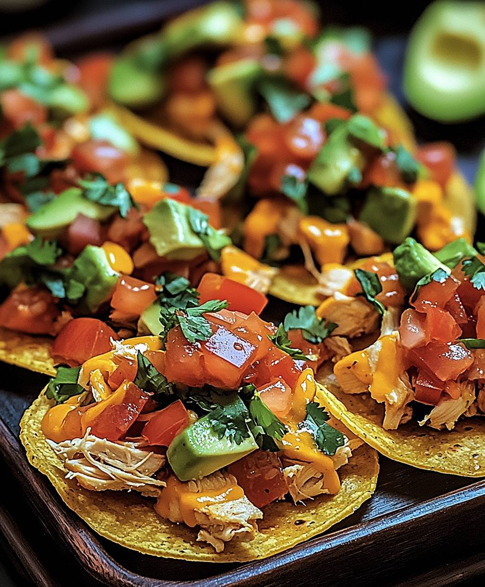 Chicken Tostadas Easy