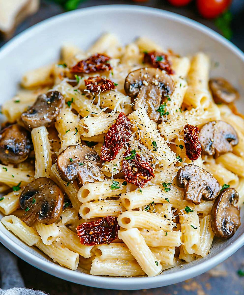 Vegan Sun Dried Tomato Pasta