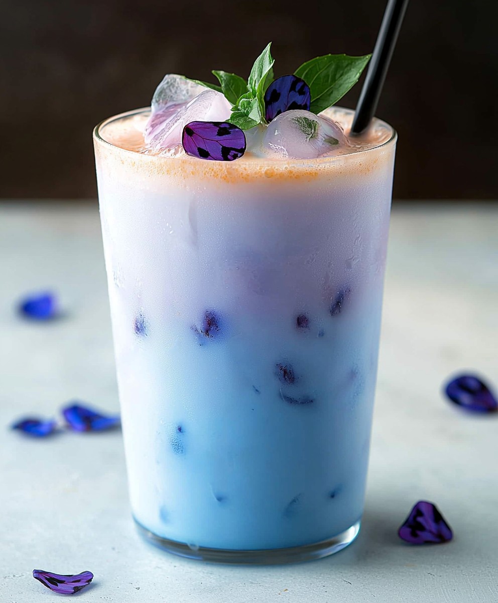 Butterfly Pea Flower Latte