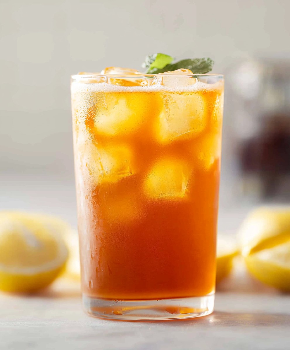 Iced Black Tea Lemonade
