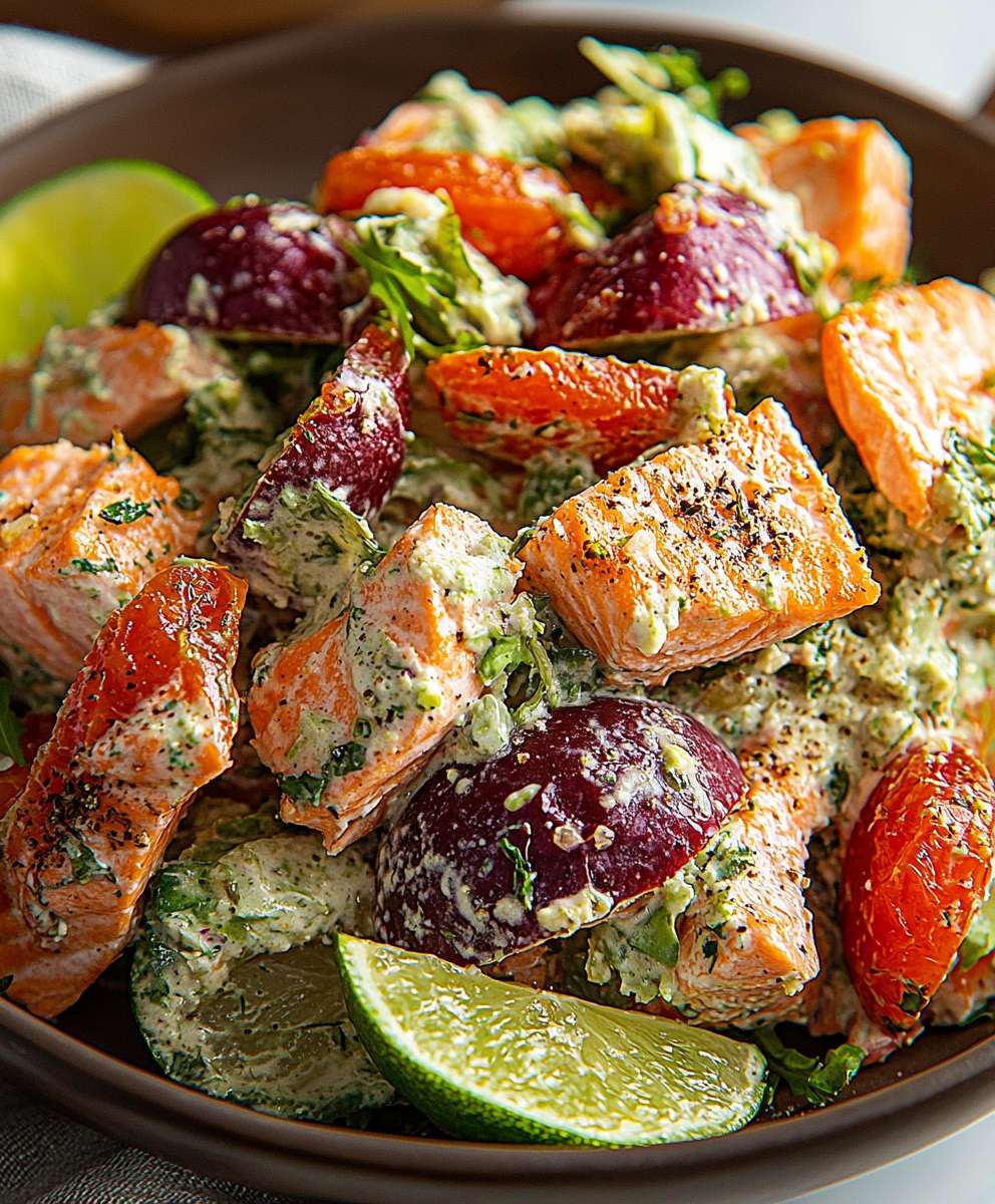 Mediterranean Salmon Salad